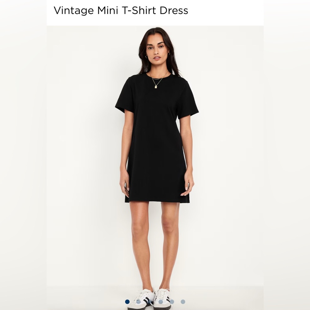 Forever 21 Black T-Shirt Dress | Boyfriend Fit | Casual Mini Dress - Picture 2 of 9
